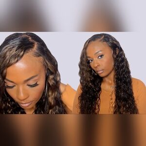 Water Wave Highlighted Wig